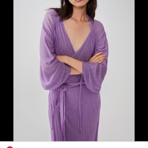 Knit wrap dress - Picture 4 of 9